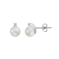 Earrings Comete Woman STORIA DI LUCE PERLE in White Gold ORP762